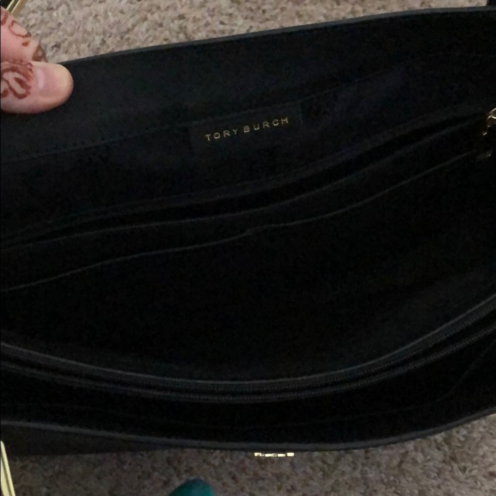 Tory Burch Black Leather Purse - Picture 3 of 6